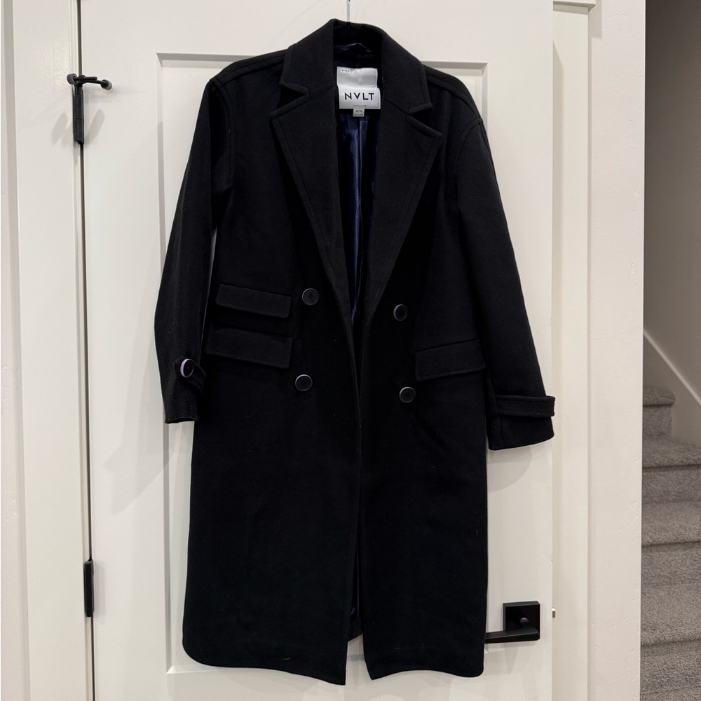 NVLT Jacie Relaxed Wool Coat